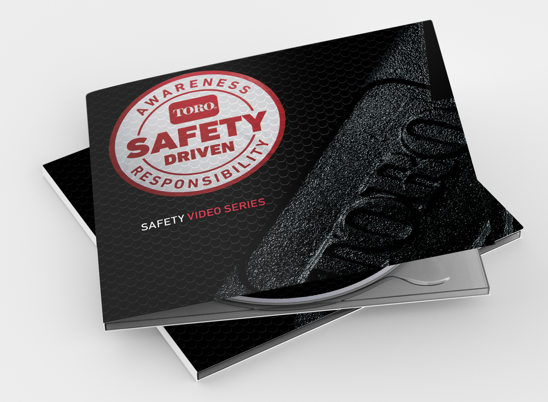 Toro safety video full-color DVD case created by Vendi Advertising