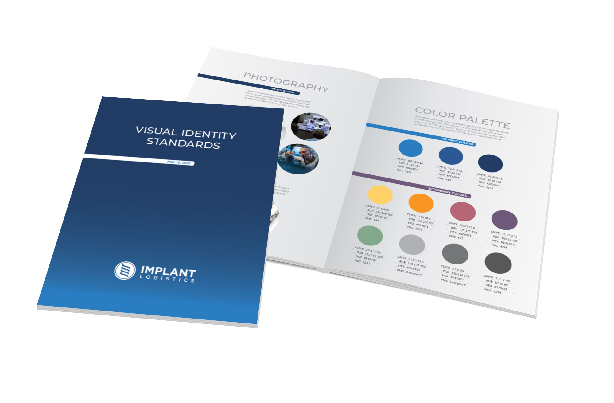 Implant Logistics visual identity standards guide